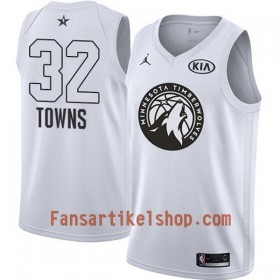 NBA Minnesota Timberwolves Trikot Karl Anthony-Towns 32 2018 All-Star Jordan Brand Weiß Swingman - Herren